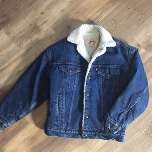 Vintage Sherpa Lined Levi Jacket